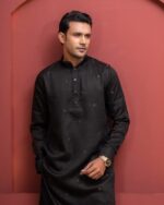 Laxuraious Black Panjabi